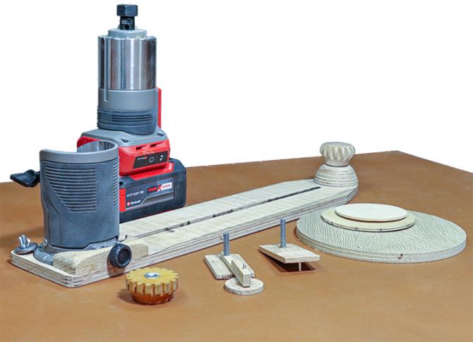 Circular Cutting Jig for Routers için görsel