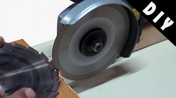 Circular Saw Blade Sharpener Jig - Making DIY Video