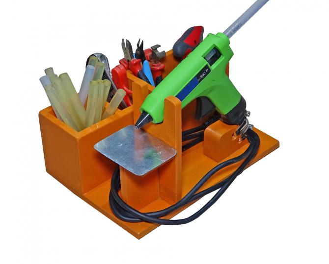 How to Make a Glue Gun Holder