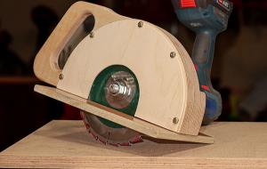 Drill Powered Circular Saw