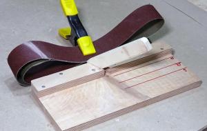 Sanding Belt Making Jig