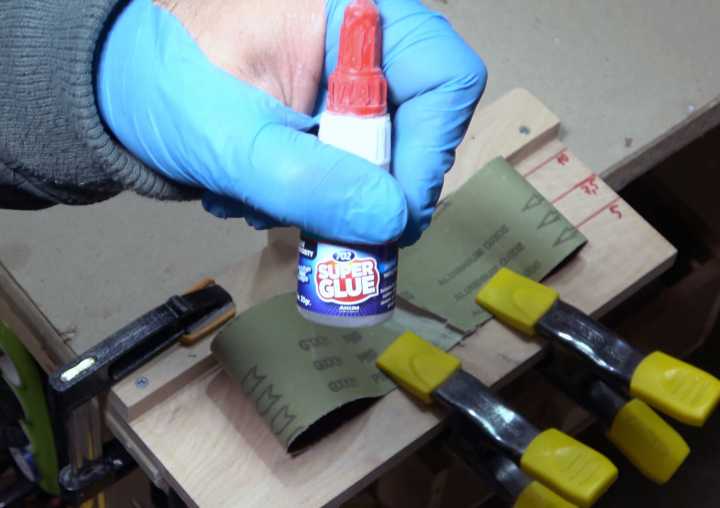 Making sanding belts shop