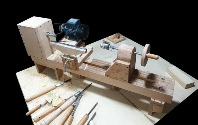 Homemade Lathe